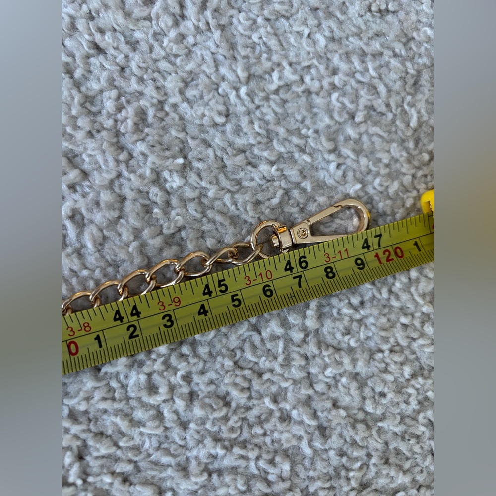 Chain / partial leather Strap Like New - image 7
